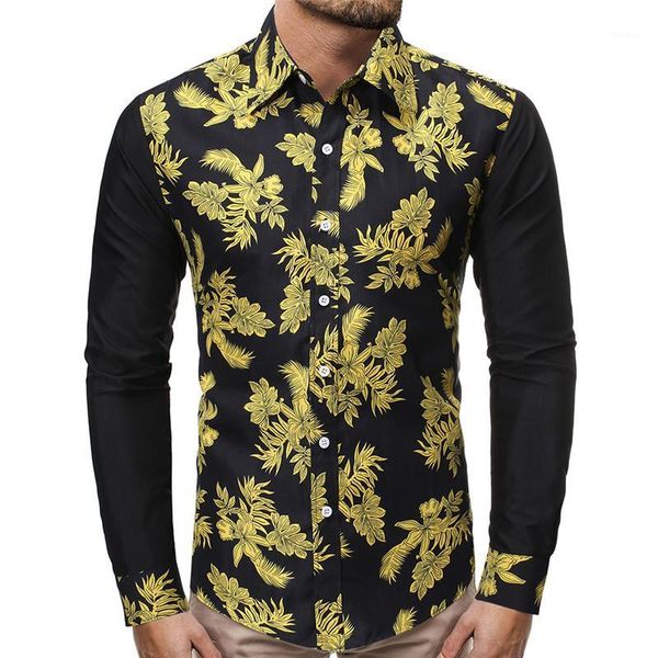 

men long sleeve shirt new arrival casual printed slim fit long sleeve shirts mens fashion business office shirts1, White;black