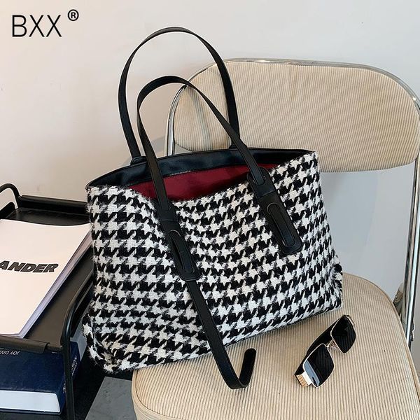 

bxx] шерсть плечо сумки для женщин 2020 зима осень большие сумки путешествие lux склонны рука сумка женский большой мешок плеча 8a173