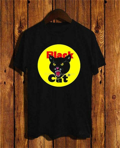 

men summer male new black cat fireworks size s m l xl 2xl usa size em31 birthday gift hoodie designers t shirts sweatshirt