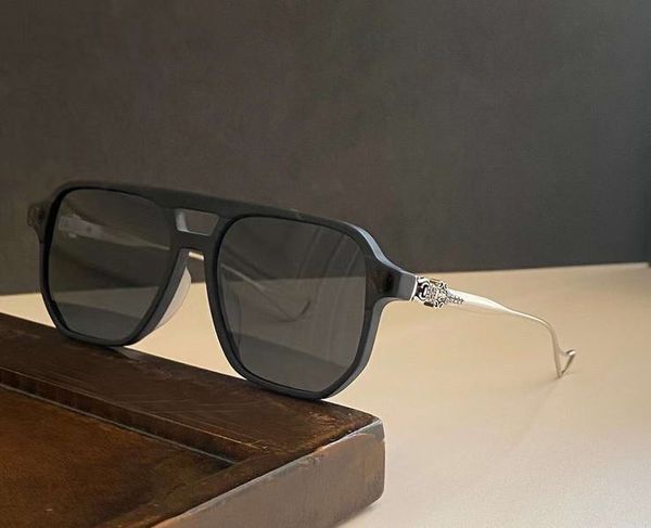 

matte black square sunglasses grey lenses sonnenbrille occhiali da sole mens sunglasses shades fashion glasses with box, White;black