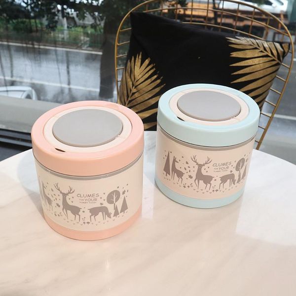 

400мл суп box sealed герметичных детей закуска экология круглого контейнер еда еда bento box пластикового lunch box glass liner new bbydqs