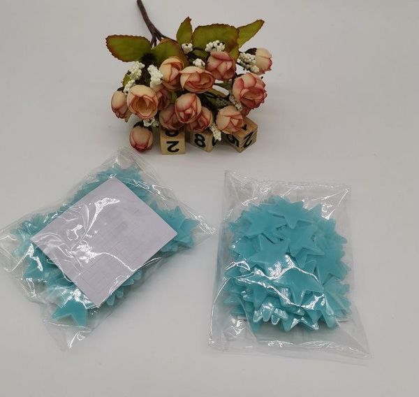 

3cm luminous star wall 100pcs tv wall paper decorative painting pvc fluorescent sticker luminous wall sticker lum wmtmgy bdegarden