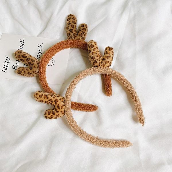 

christmas decorations 2021 south korea style antler headband party decoration deer decoration1