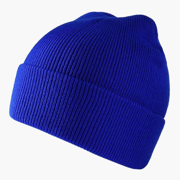 

fashion solid color knitted beanies hat winter warm ski hats men women multicolor caps soft elastic cap sport bonnet, Blue;gray