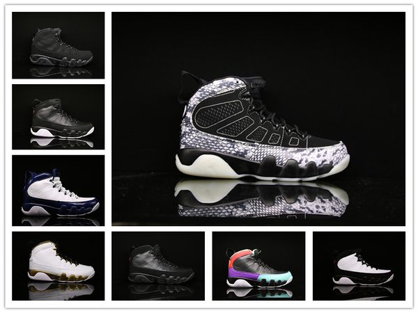 

mens basketball shoes new in 2023 jumpman 9 retros colorway navy black white red blue og sneakers sports trainers ship with original shoebox