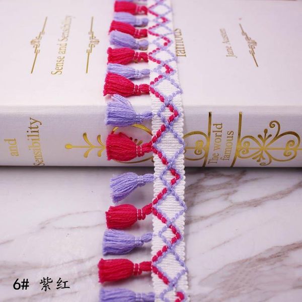 

10yards lot lace tassel ribbon cotton tassels trimming fringes for sewing bed sheet clothes curtains diy accessories decoration h wmttcd
