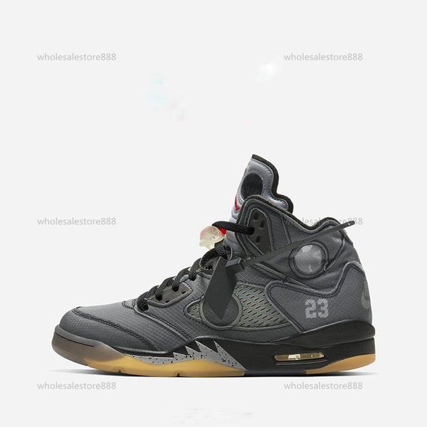 

2021 new men 5s basketball shoes 5 white sports luxurys design sneakers progettista trainers, Black;red