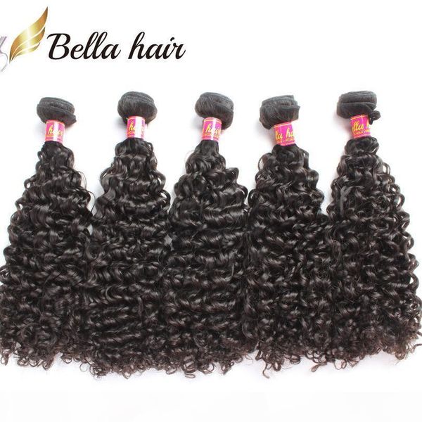 

4pcs lot indian human hair weft 10-24inch natural black grade 9a curly hair weave ing