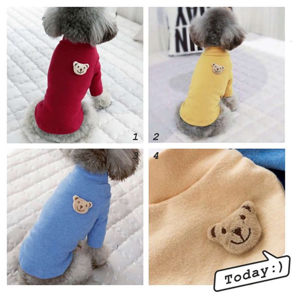 

korean version bottom coat pet little dog bear teddy vip bomei cat two feet autumn winter summer clothing