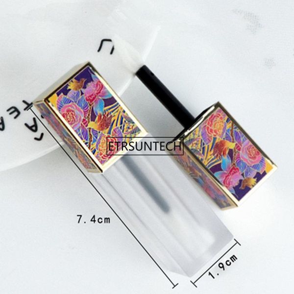 

storage bottles & jars 100pcs 4ml empty lip gloss tubes plastic tube lipstick mini sample cosmetic container f2527