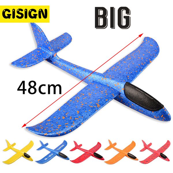 

newthrow 48cm glider foam airplane plane hand toy planes epp outdoor launch kids toys for children boys gift