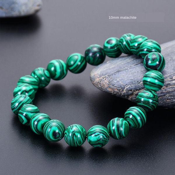 

gq6ak handmade braceletbeads 6 8 10mm natural malachite handmade bracelet stone o 10mm 8 natural malachite 6 braceletbeads stone braceletbra, Golden;silver