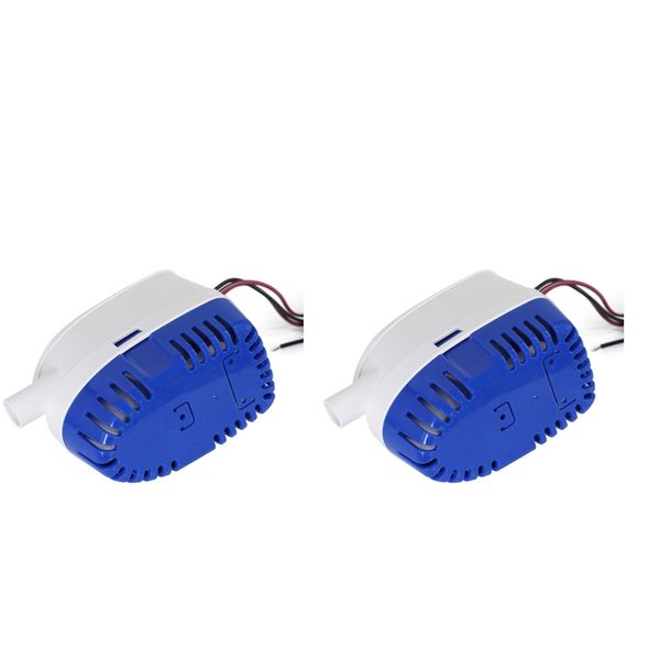 

2xautomatic submersible yacht bilge water pump auto &float switch 24v 750gph