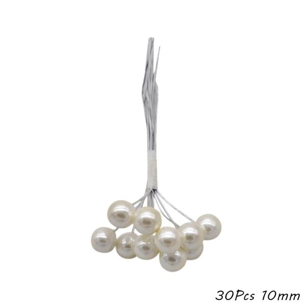 

white theme artificial flower cherry stamen berries bundle diy christmas decoration wedding cake gift box wreaths xmas decor bbyecw bwkf