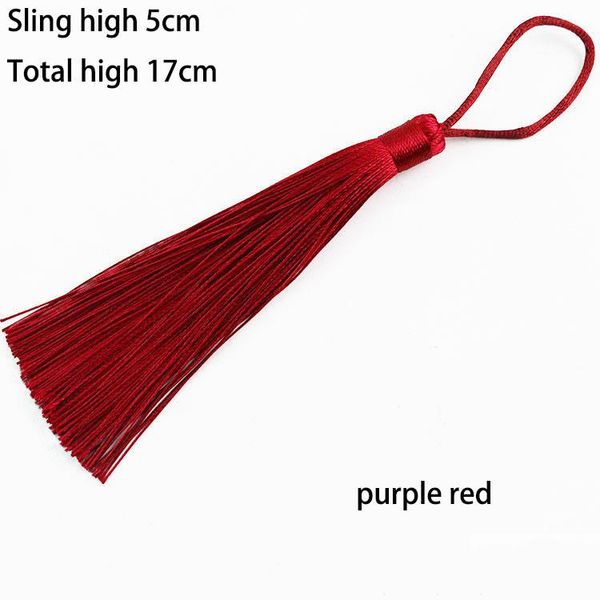 

12pcs lot 12cm pure color tassel silk fringe sewing bang trim decorative pendant tassels for curtain home decoration accessories h wmthxb