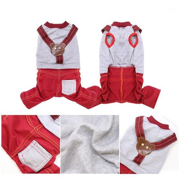 

dog clothes warm pet dog jacket coat four-legged trousers pocket pants for small medium dogs coat hoodie sweatshirt cotton #21