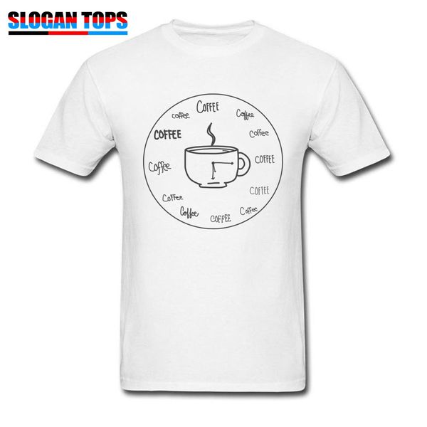 

what time is it white casual coffee time simple street style tee crewneck clothes wholesale sport hooded sweatshirt hoodie men t shirt