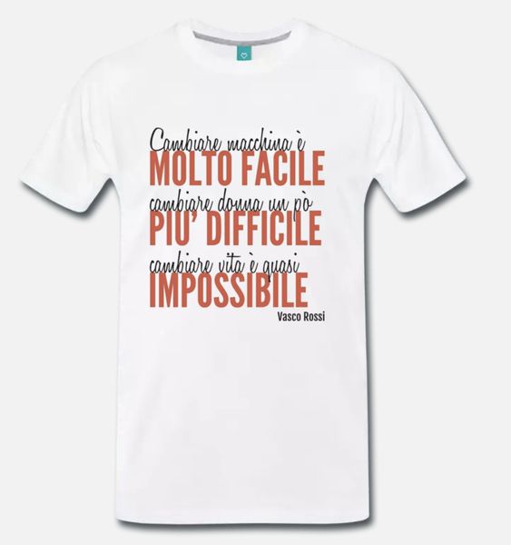 

t-shirt vasco rossi citazione cambiamenti cantautore rock - s-m-l-xl-2xl-3xl sport hooded sweatshirt hoodie