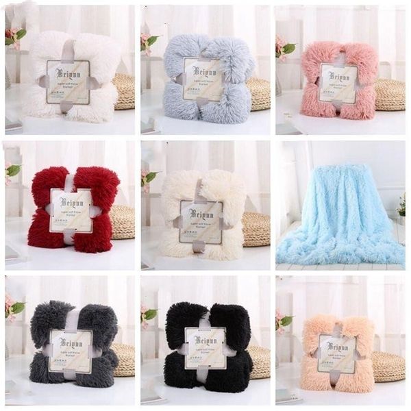 

plush blanket super soft long shaggy blankets fuzzy pv faux fur warm elegant cozy throw sofas bedding 80*120cm lxl1137