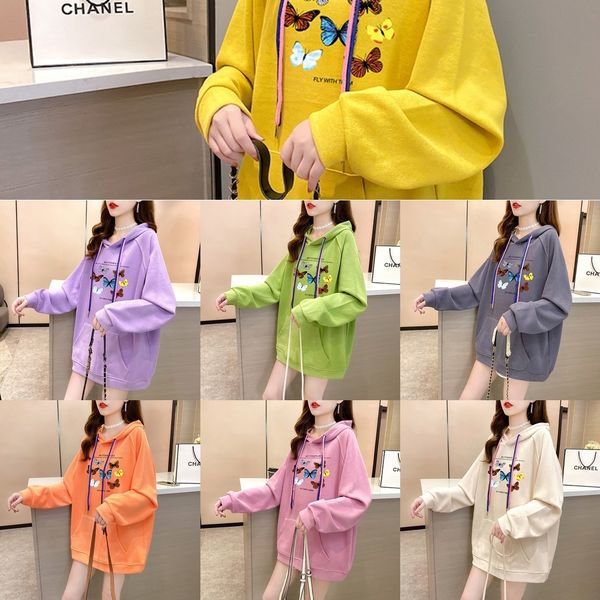 

aany0 korean style sweaterfashionable long-sleeved women's sweater women's cartoon style slimming sweater fashionable autumn print, Black