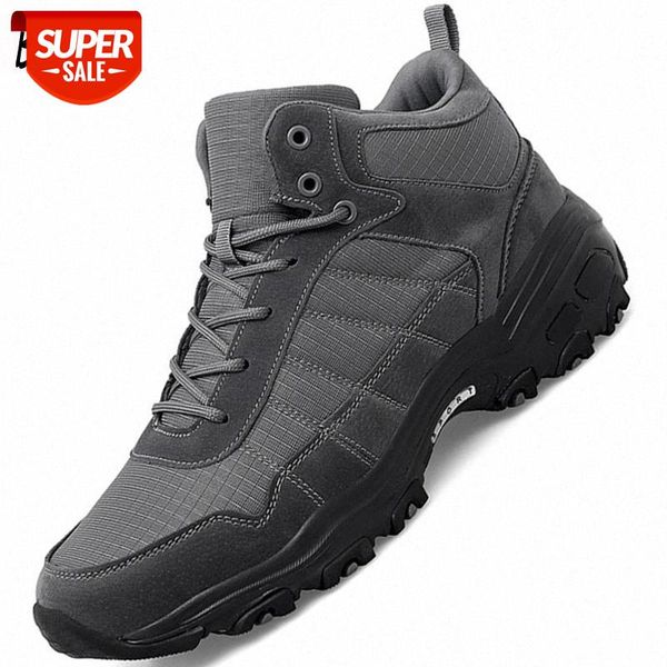 

brand men's boots outdoor waterproof canvas men's western boots women's platform lightweight lovers's ankle #2v1s