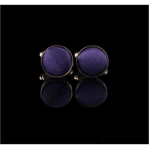 

snowshine ylw 1pair mens dress round cloth cufflinks for business shirt wedding party shipping d19011003 aduwj, Silver