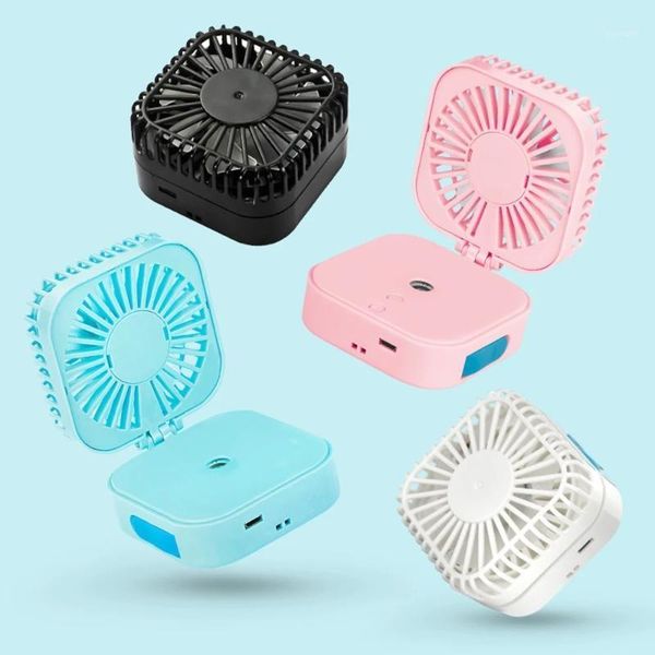 

electric fans portable misting fan wireless cool mist humidifiers with usb rechargeable foldable travel1