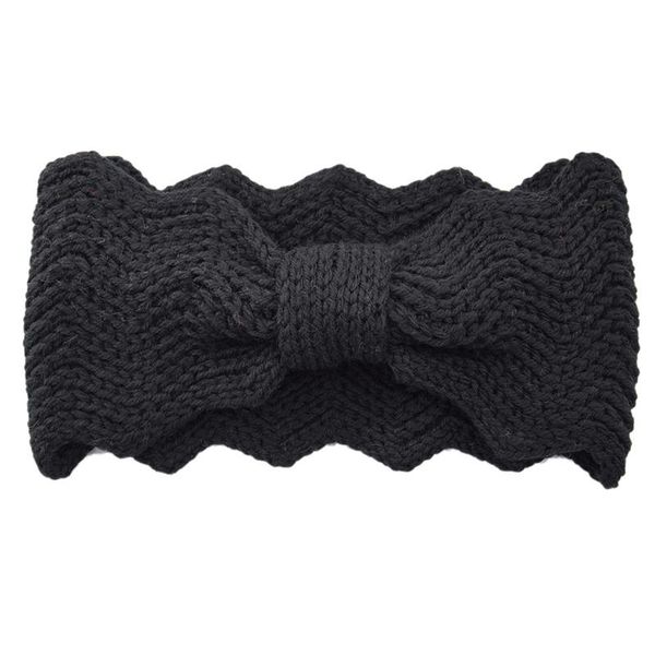 

big wave knitted wool headband head wrap winter women ear warmer sweet elastic hairband crochet headwrap turban hair accessories q sqcote
