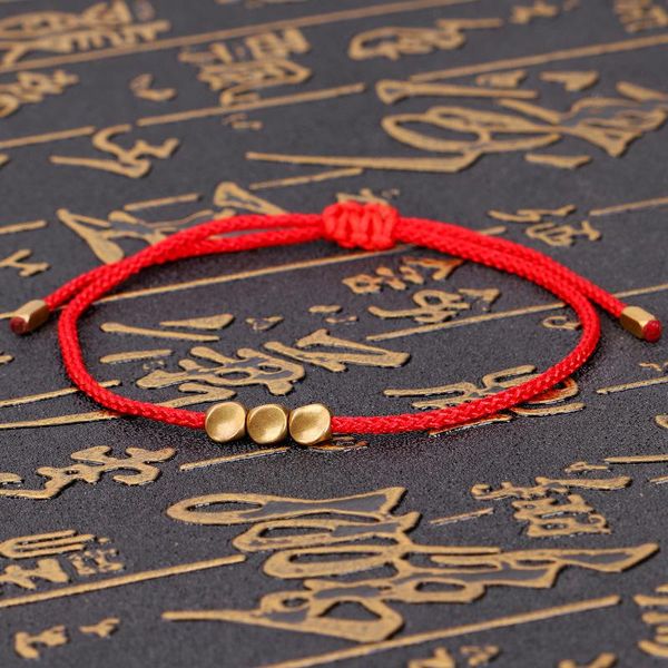 

meetvii handmade chain simple ethnic beads lucky rope bracelet & bangles for women men wax thread wrist jewelry gift, Black
