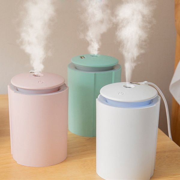 

usb portable air humidifier diffuser aroma ultrasonic with led light mist maker refresher humidification gifts for home car 1012