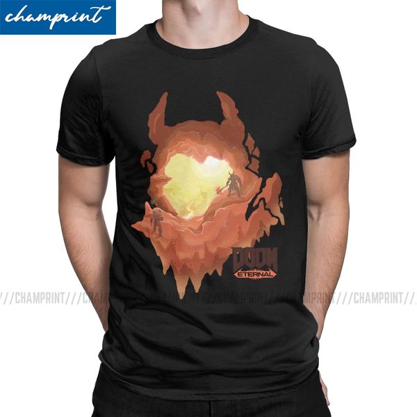 

marauder hell doom eternal doomguy doom slayer cacodemon vintage crew neck gift idea clothes sport hooded sweatshirt hoodie men t shirt