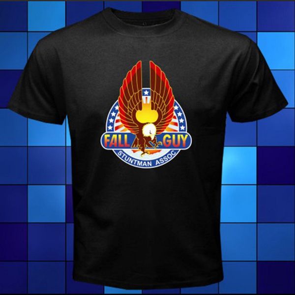 

new fall guy insignia 80s retro stuntman black t-shirt size s m l xl 2xl 3xl tee shirt funny design sport hooded sweatshirt hoodie