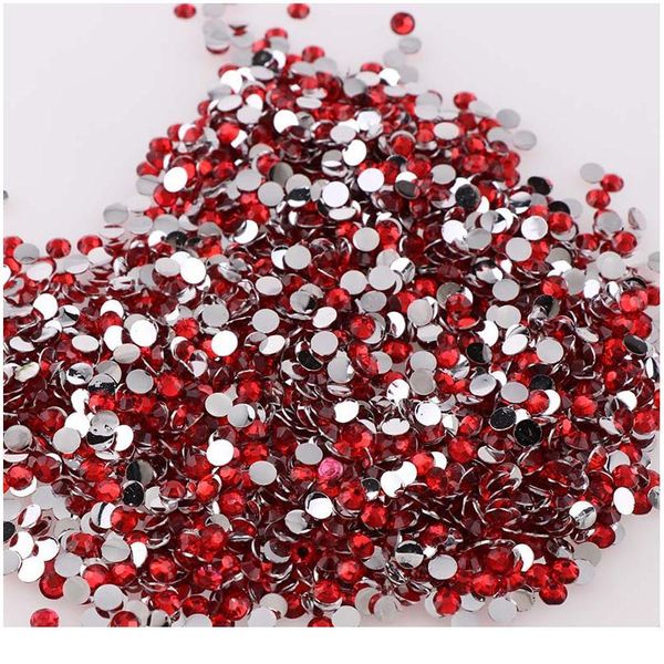 

light siam 10000pcs 2mm/m/4mm/5mm round resin flatback rhinestones for diy nail art/jewelry decoration li jllcni, Black