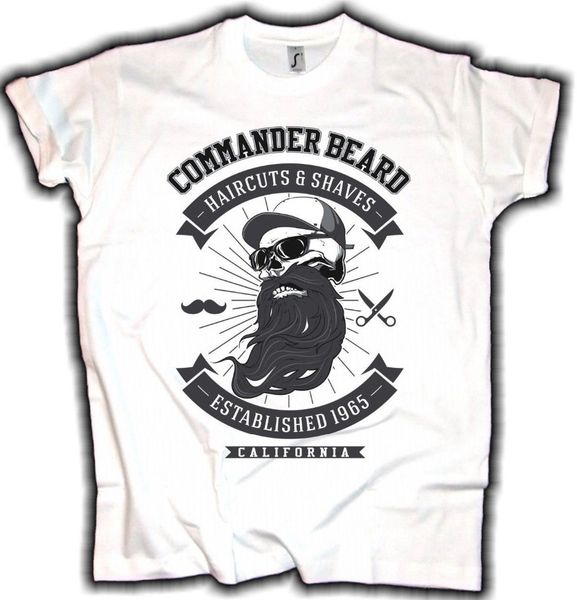 

commander beard old school herren v8 vintage custom biker rod barber new brand short sleeve funny casual sport sweatshirt hoodie t shirt