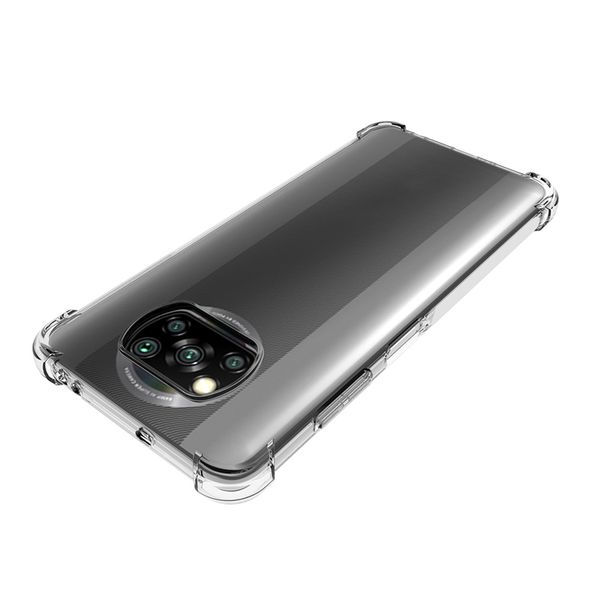 

shockproof transparent clear airbags anti-fall mobile phone case du55