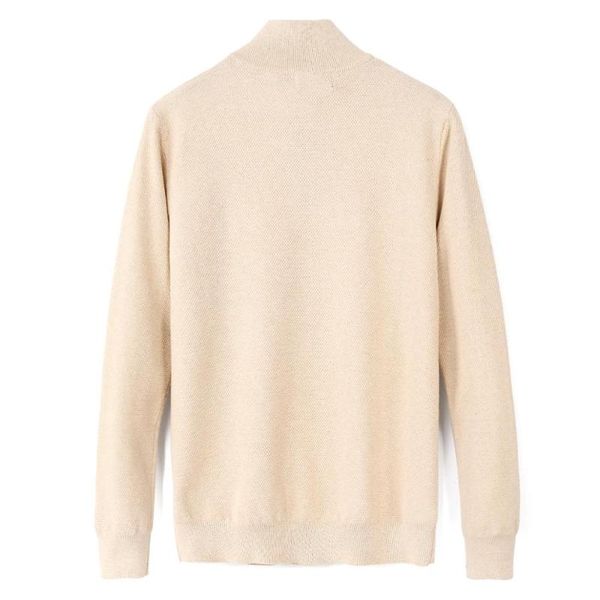 

men's sweaters men small half zipper 100% cotton sweater jumper hombre pull homme male knitted, White;black