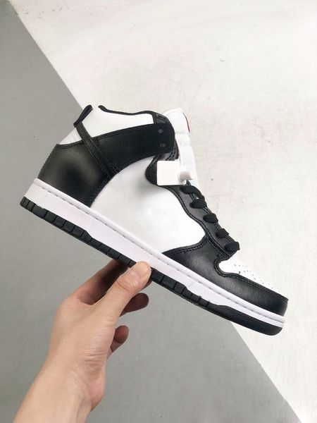 

(with box)2022 high panda running shoes men women white black sports sneaker