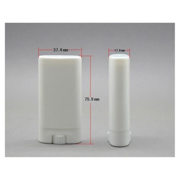 

empty plastic oval deodorant containers lip balm tubes with lid caps 15ml for lipstick, crayon,chapstick,homemade jlliyb ladyshome