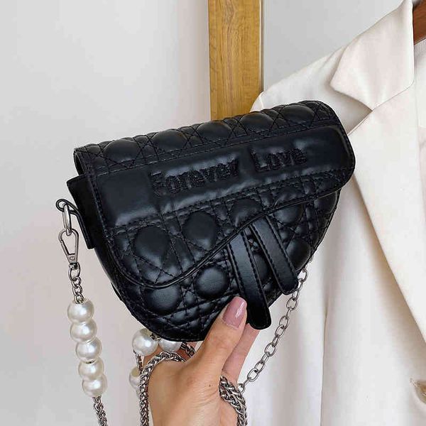 

75% off handbag factory store red armpit french single shoulder pearl popular saddle
