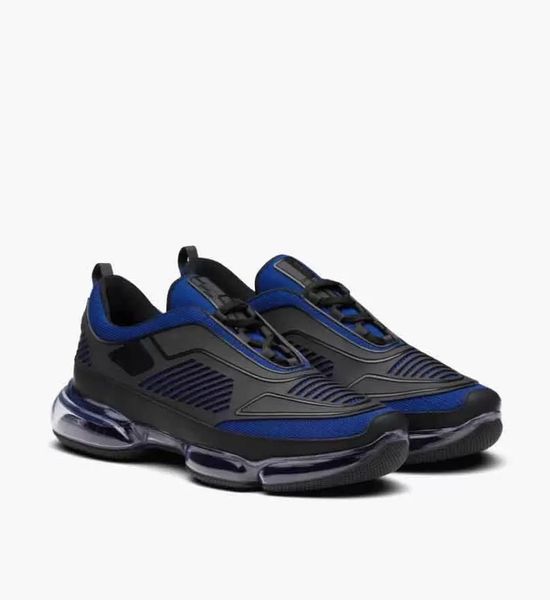 

2022s famous runner sports shoes men's rubber knit fabric sneakers cloudbust technical man casual walking chunky sole outdoor trainers, Black