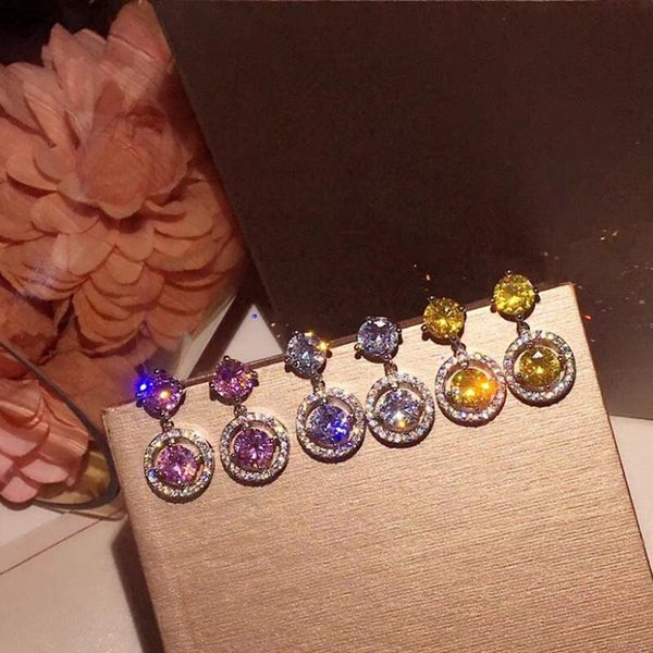 

stud brands pure 925 silver fashion joker jewelery woman hang earrings geisha dream party jewelry, Golden;silver