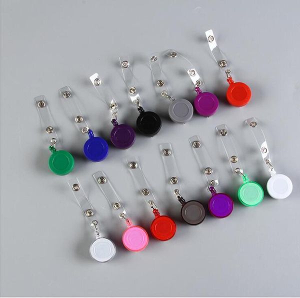 

выдвижной пряжка reel имя держатели пряжка держателя карты pass прицепные знак карты id easy tag bbyem bdehome, Silver