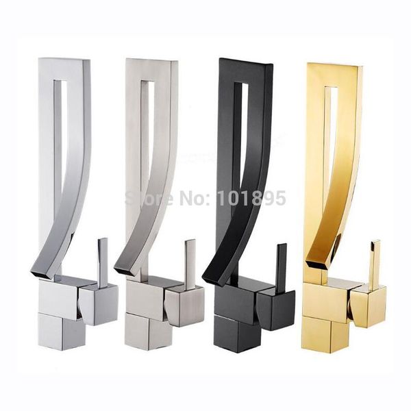 

bathroom sink faucets 4 colors of brass material model basin faucet