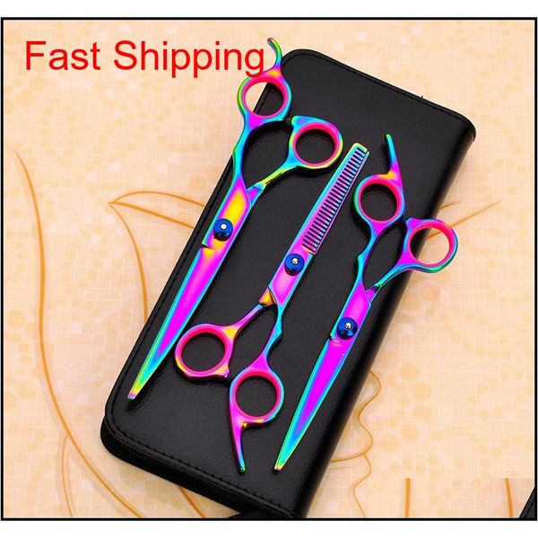 

cool colorful hair cutting scissors clippers flat tooth cutting pet beauty tools set kit dogs grooming hair cutti qylaze bdenet