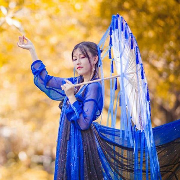 

hanfu промасленной бумаги зонтик дождя женщины фото опора дождь proof лента кисточки зонт вентилятор paraguas зонтик bbyqhw bwkf