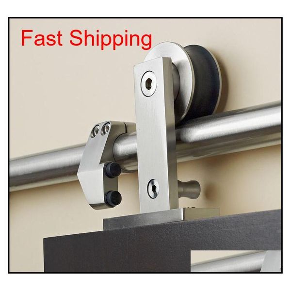

mount stainless wood sliding door hardware steel barn sliding door track and qylqxa bde_luck