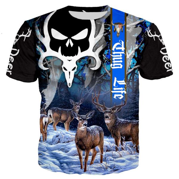 

beautiful elk deer hunting cool 3d all printing /hoodies/ sweatshirts/summer 3d print shirts aesthetic aesthetic hippie men clothing