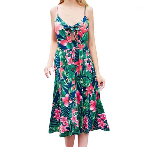 

summer dress 2019 women boho backless printing print beach dress elegant party sleeveless long dresses vestidos de fiesta1, Black;gray