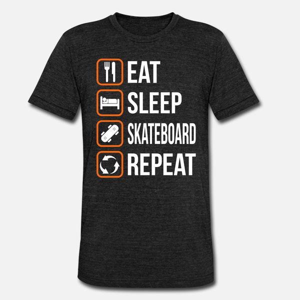 

eat sleep скейтборд repeat тенниска юмор печать summer tracksuit фуфайки hoodie