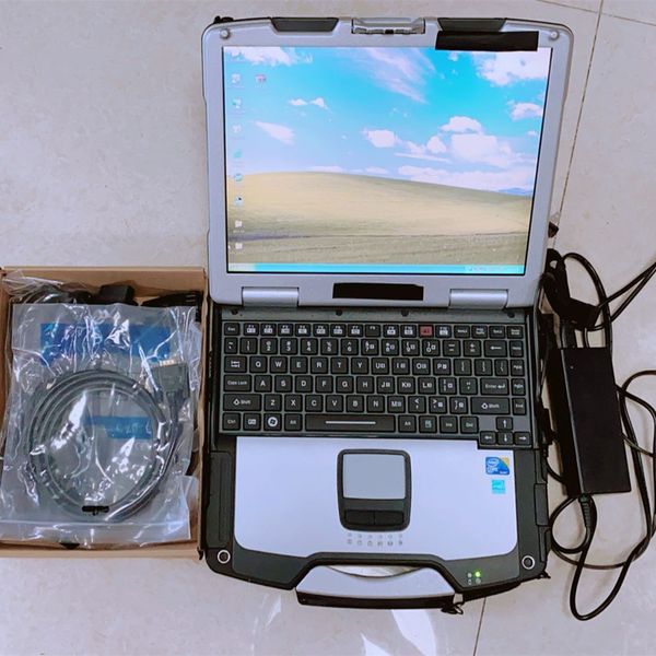 

vcads volvo truck diagnostic tool pro latest software installed in lapcf30 ram 4g touch screen ready to use 2 years warranty